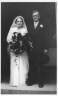 Margaret (Meg) and George (Gurney) at her wedding to Charles Hatch - 1938